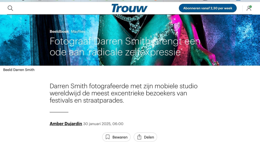 Mayflies featured in De Trouw newspaper