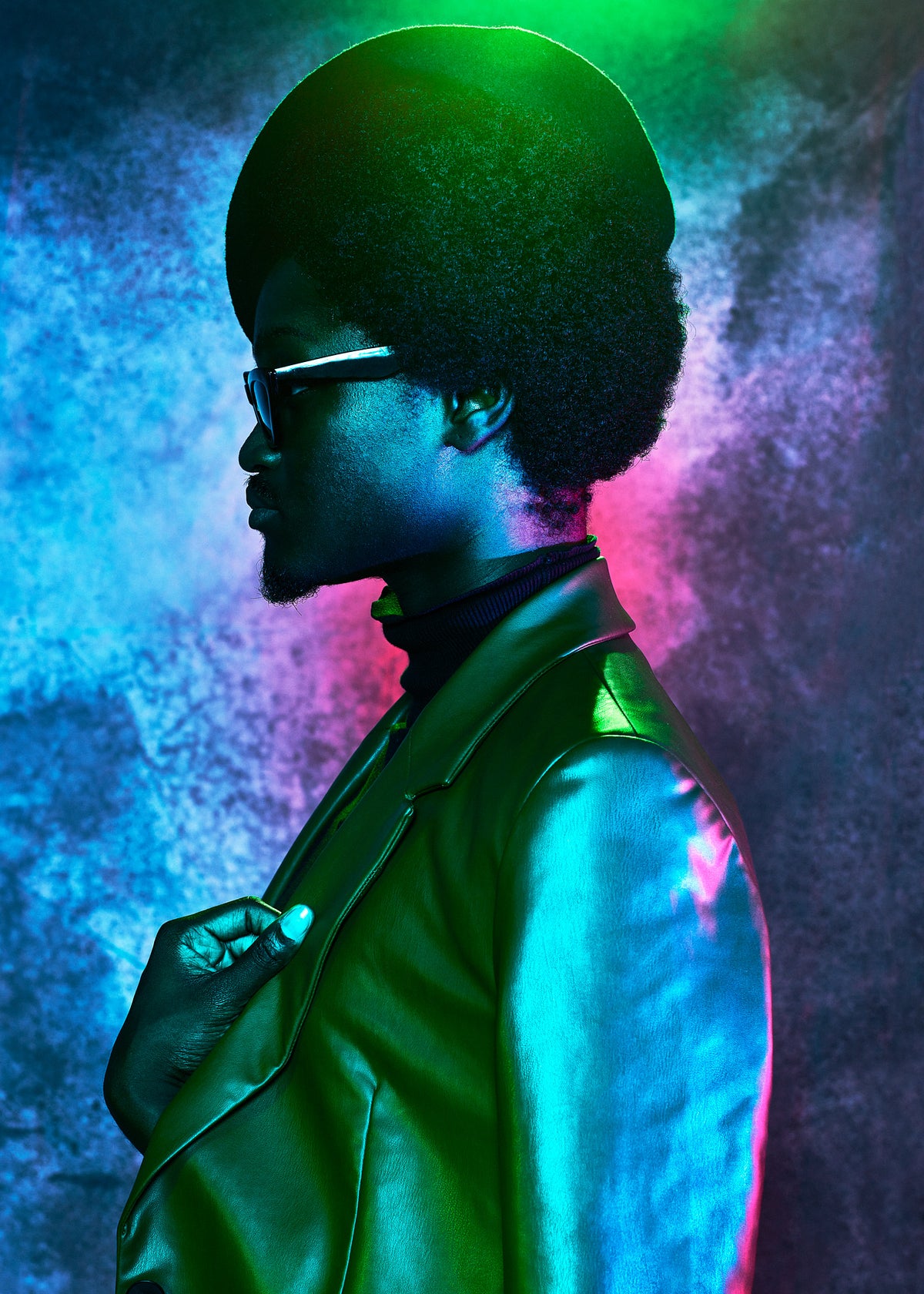 Portrait of a costumed attendee at the Utopia Ball Pt IV, vote ballroom scene photographed by Darren Smith.