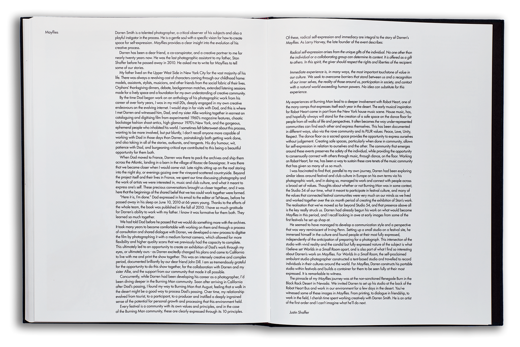 Mayflies book Foreword by Justin Shaffer